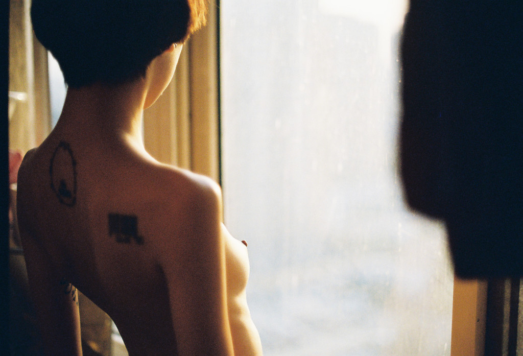 nude at window
